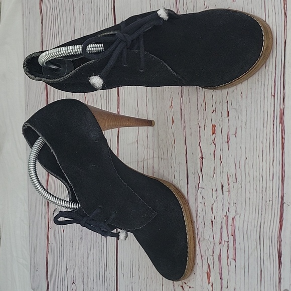 Balenciaga Black Suede Lace Up Shootie SIZE 40 or 9 - Picture 5 of 9